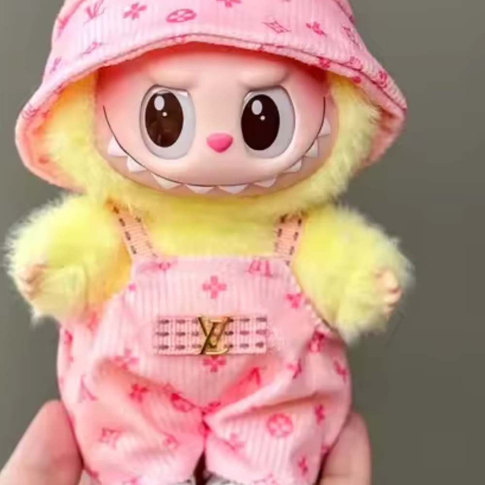 Louis Vuitton Pink outfit for labubu Plush Character - Picture 5 of 10